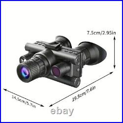 1.28 8X Zoom 4K Night Vision Goggles Binocular Night Vision Head Mounted+32GB