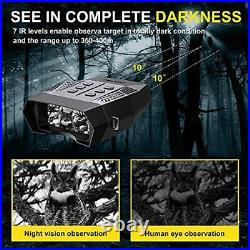 1080P Digital Night Vision Goggles Binoculars 1312ft/400M Hunting Infrared