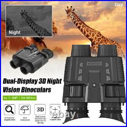 1080P HD Binocular Night Vision Device 4x Zoom Telescope Day and Night Goggles