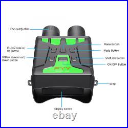 1080P Night Vision Goggles R6 850nm Infrared HD 5X Digital Zoom Hunting Scope