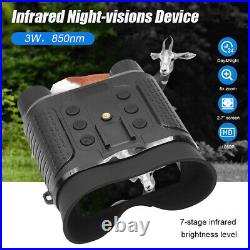 10x Night Vision Goggles Infrared Binoculars Digital Head Mount Telescope 1080P