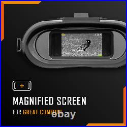 110R Handheld Night Vision Goggles 7X Optical Magnification, Long Range Digi