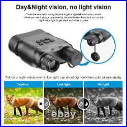 12X Zoomable Digital Binoculars Night Vision Goggles Infrared with 2.3 Screen