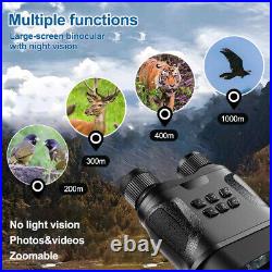 12x Zoomable HD Video Digital Binoculars Night Vision Infrared Hunting Goggles