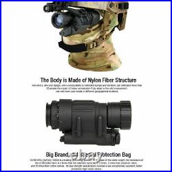 200M Infrared Waterproof 2X Monocular Helmet Night Vision Goggles Day & Night