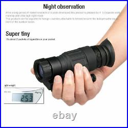 200M Infrared Waterproof 2X Monocular Helmet Night Vision Goggles Day & Night