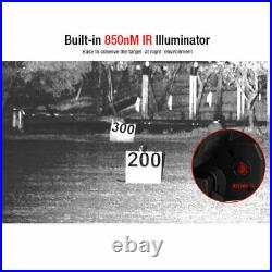 200M Infrared Waterproof 2X Monocular Helmet Night Vision Goggles Day & Night