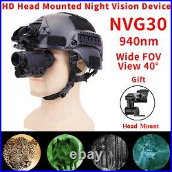 2NVG30 Night Vision Goggles Wide View 40° 940nm IR WiFi Binocular+Metal Bracket