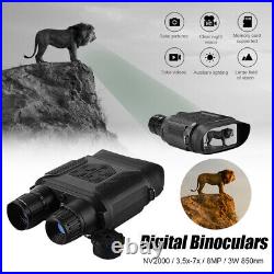 2x Zoom Digital Binoculars Night Vision Goggles Video Photo Recorder with 4 LCD