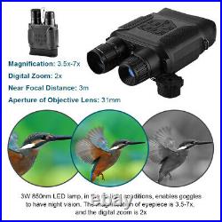 2x Zoom Digital Binoculars Night Vision Goggles Video Photo Recorder with 4 LCD