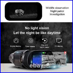 2x Zoom Digital Binoculars Night Vision Goggles Video Photo Recorder with 4 LCD