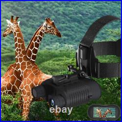 32GB Night Vision Goggles Head Mounted Binoculars 8X Zoom 1080P Infrared Hunting
