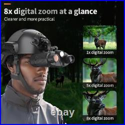 36MP Digital Night Vision Goggles Binoculars 4K HD Telescope Helmet for Hunting