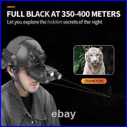 36MP Digital Night Vision Goggles Binoculars 4K HD Telescope Helmet for Hunting