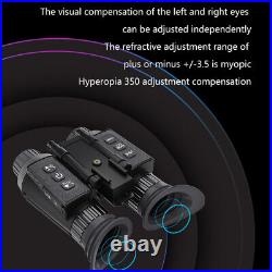 3D 1080P 4K IR Night Vision Binoculars Infrared Head Mounted Goggles NV8300