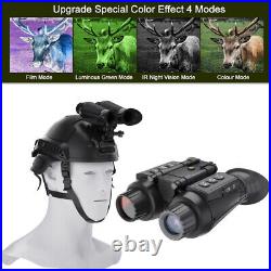 3D 1080P 4K Night Vision Binoculars Laser Infrared Head Mounted Goggles NV8300