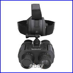 3D 1080P Night Vision Binoculars Goggles Head Mount Infrared NV8000 With TF Card