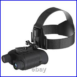 3D/8X Night Vision Goggles Head Mounted Binoculars Infrared Outdoor for Hunting