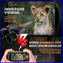 3D Digital 850nm IR Night Vision Goggles Infrared Technology Hunting Binocular