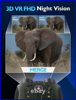 3D Night Vision Goggles FHD Infrared Binoculars for Adults & Kids, 2297FT View