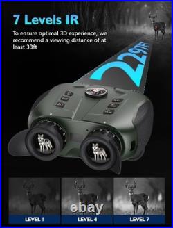 3D Night Vision Goggles FHD Infrared Binoculars for Adults & Kids, 2297FT View