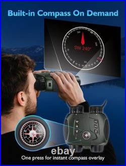 3D Night Vision Goggles FHD Infrared Binoculars for Adults & Kids, 2297FT View