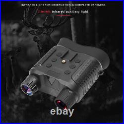 3D Stereo Night Vision Goggles Head Mounted Binoculars Infrared Outdoor Hunting