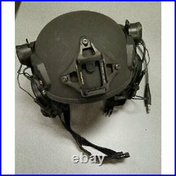 3M Level IIIA ULW Helm Blk Sm Rails NVG 7pad with Dial Retention, SWAT-TAC Headset