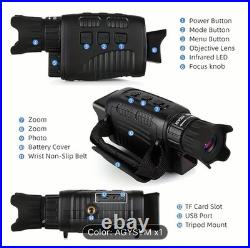 4 X Digital Zoom Digital Night Vision Monocular Goggles for Hunting Surveillance