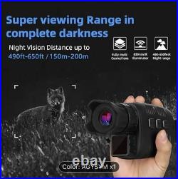 4 X Digital Zoom Digital Night Vision Monocular Goggles for Hunting Surveillance