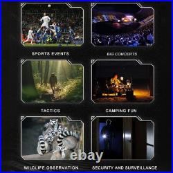 4K 3D VR Night Vision Goggles Binoculars 6X Zoom Digital IR Head Mounted Sight