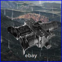 4K 40MP 8X Digital IR Night Vision Goggles Binoculars Head Mounted Hunting