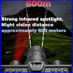 4K 40MP 8X Digital IR Night Vision Goggles Binoculars Head Mounted Hunting