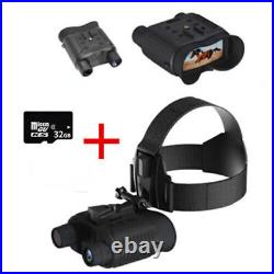 4K 8X HD ZOOM Night Vision Binoculars Head Mount Goggles Infrared Digital Camera