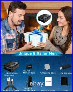 4K Day/Night Vision Goggles App Night Vision Binoculars Up to 2642 FT Vie