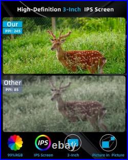 4K Day/Night Vision Goggles App Night Vision Binoculars Up to 2642 FT Vie