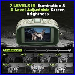 4K Digital Night Vision Goggles 10X Zoom, 48MP Clarity