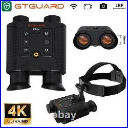 4K Digital Night Vision Goggles Hands Free Infrared Binoculars Hunting withLRF New
