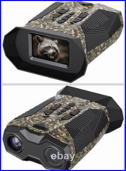 4K Full Color Night Vision Goggles 112MP Infrared Digital Binoculars