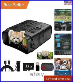 4K HD Night Vision Goggles, 3 LCD, and 4000mAh Battery for Night Adventures