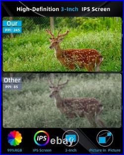 4K HD Night Vision Goggles, 3 LCD, and 4000mAh Battery for Night Adventures