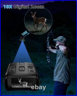 4K HD Night Vision Goggles, 3 LCD, and 4000mAh Battery for Night Adventures