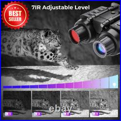 4K Head Mount Night Vision Goggles Binocular 8X Zoom IR Focus Hunting US 4K Head Mount Night Vision Goggles Binocular 8X Zoom IR Focus Hunting US