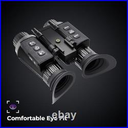 4K Head-Mounted Night Vision Goggles & Binoculars Infrared NVG w 4 Color Visio