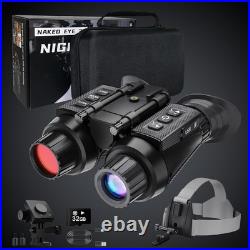 4K Head-Mounted Night Vision Goggles & Binoculars for Adults Infrared NVG w