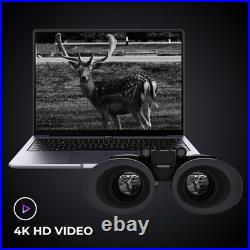 4K Head-Mounted Night Vision Goggles & Binoculars for Adults Infrared NVG w