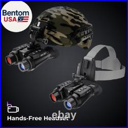 4K Head-Mounted Night Vision Goggles & Binoculars for Adults Infrared NVG with