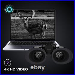 4K Head-Mounted Night Vision Goggles & Binoculars for Adults Infrared NVG with