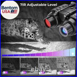 4K Head-Mounted Night Vision Goggles & Binoculars for Adults Infrared NVG with