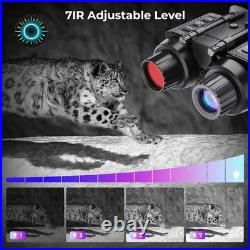 4K Head-Mounted Night Vision Goggles & Binoculars for Adults Infrared NVG with